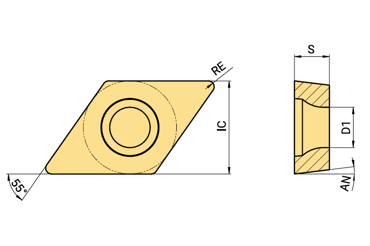 DCMT 11T308-M2T AT210A